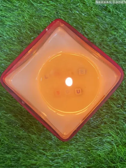Light it up and let the secret unfold. This isn't just a candle, it's a hidden message waiting to be revealed as the wax melts. A fun surprise for you or a loved one.