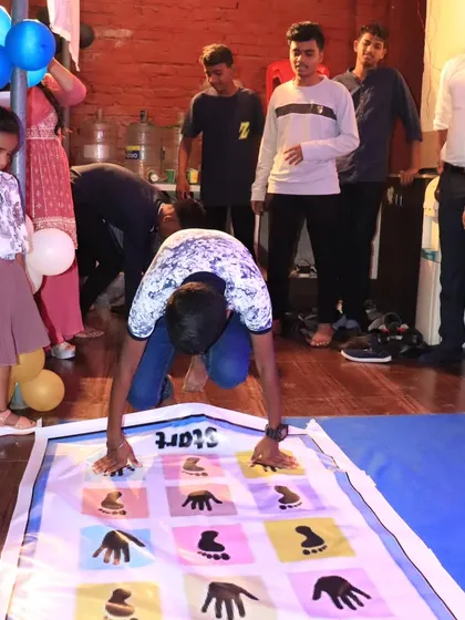 This floor game tests both agility and the ability to follow instructions. It's always a huge hit with the older kids at birthday parties.