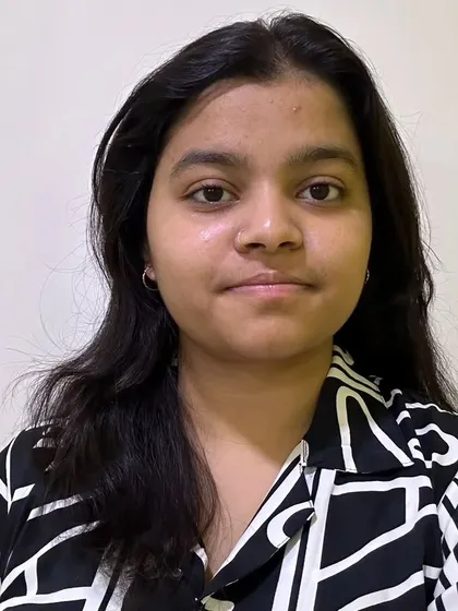 Before: Ready for a simple and clean straight makeup look.