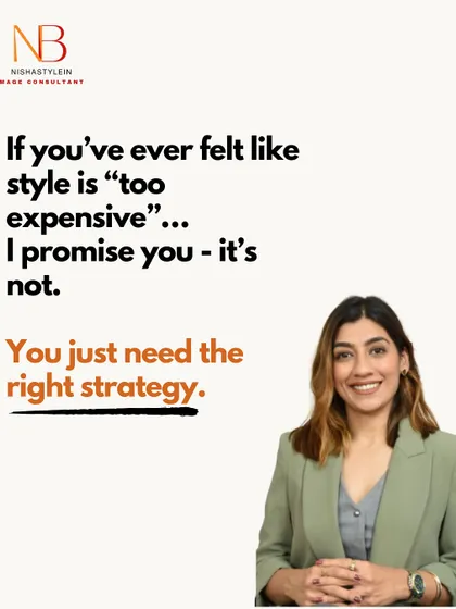 If you've ever felt that style is "too expensive," I promise you, it's not. You just need the right strategy, which is what I teach in my 'Look Confident on a Budget' workshop.