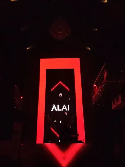 This is ALAi, my alter ego for the deeper, more hypnotic side of electronic music. This shot captures the essence of an ALAi showcase, with immersive visuals and a focus on progressive, melodic techno.