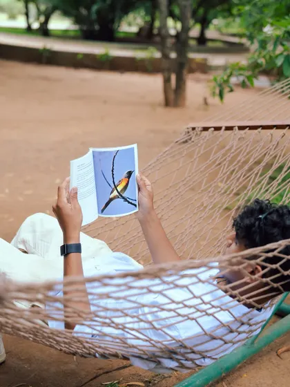 Unwind in a hammock with your favorite book. Our quiet corners are designed for you to disconnect from the hustle and reconnect with yourself.