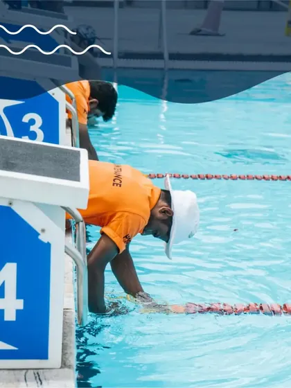Our staff ensures the pool lanes are properly set up and maintained, reflecting our commitment to a professional training environment.