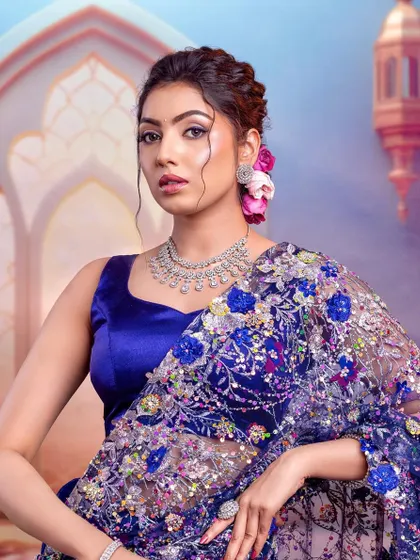 This look is all about elegance and grace, proving you don't need high-end products to achieve a high-end result.