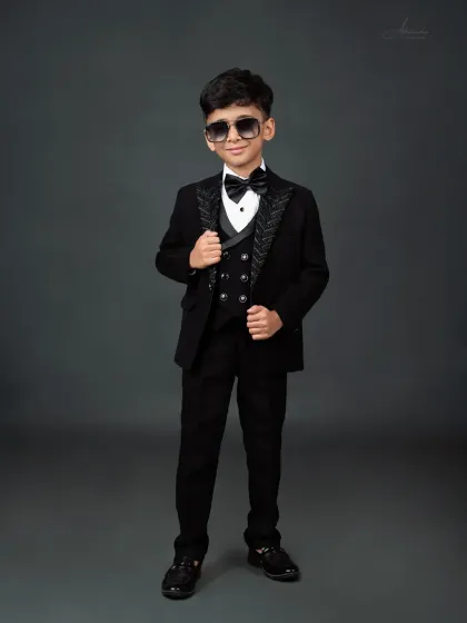 It's not just about babies! We love capturing the growing personalities of older kids too, with stylish and fun portraits that let their unique character shine.