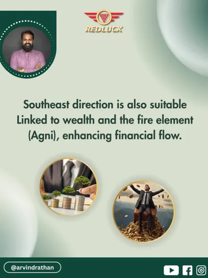 The Southeast direction is also a suitable placement for the Opportunity Disc. This zone is linked to wealth and the fire element (Agni), and placing the disc here helps to enhance financial flow and passion for your work.
