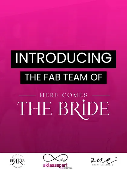 The official introduction for the fab team behind 'Here Comes The Bride'.