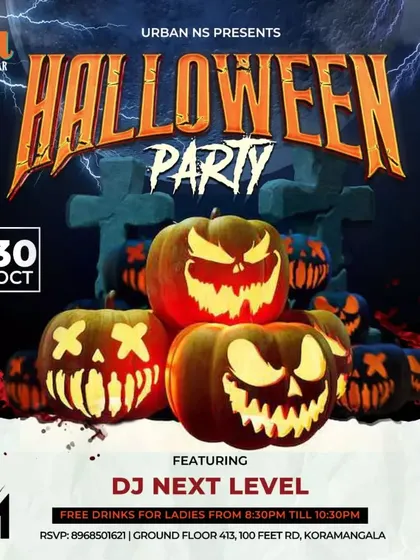 A Halloween party at Myu Bar. These themed nights are so much fun, with spooky decor, tattoo artists, and a playlist to match the scary vibe.
