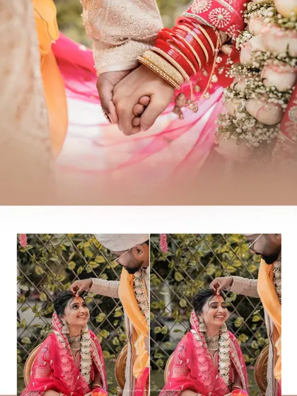 A collection of images from various wedding ceremonies, focusing on the key rituals and the emotions of the bride and groom. Each photo is a cherished memory in the making.