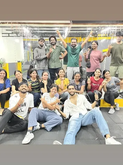 A group photo of our beginner Bollywood freestyle batch. So much talent and energy in one picture.
