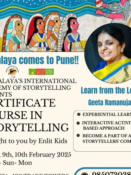 After a successful course in January, my next stop is Pune. This flyer gives you the details to join me for a 3-day intensive course to find your voice and connect authentically.