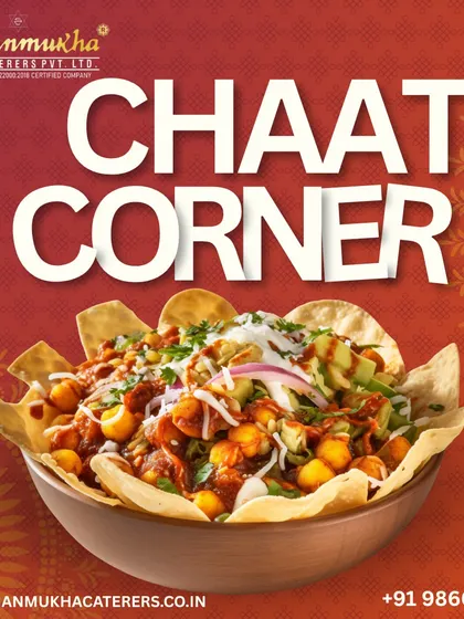 Bring the excitement of street food to your event with our vibrant Chaat Corner, offering a variety of tangy, spicy, and sweet snacks that are always a crowd-pleaser.