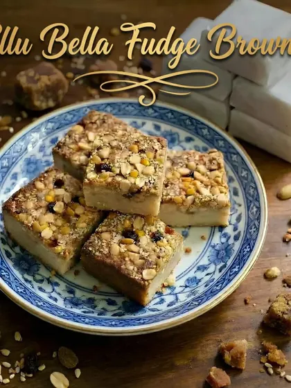 Ellu Bella Fudge Brownies appear in our Sankranthi product feature, topped with the festive flavour combination.