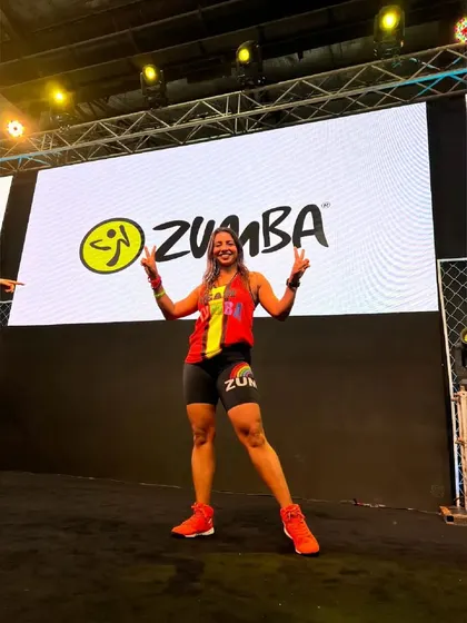 Proudly representing Zumba on the big stage. As a licensed instructor, I am passionate about educating and motivating people to dance their way to a healthier life.