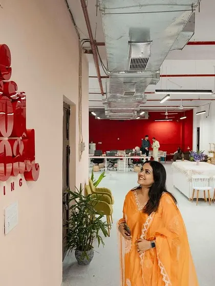 A proud moment for us, standing in our new office. We've faced many challenges, but with determination and an amazing team, we've turned doubts into motivation.
