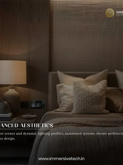 Automated lighting enhances the aesthetics of your home. With preset scenes and dynamic profiles, we can elevate your interior design, highlighting architectural features and creating a sophisticated atmosphere.