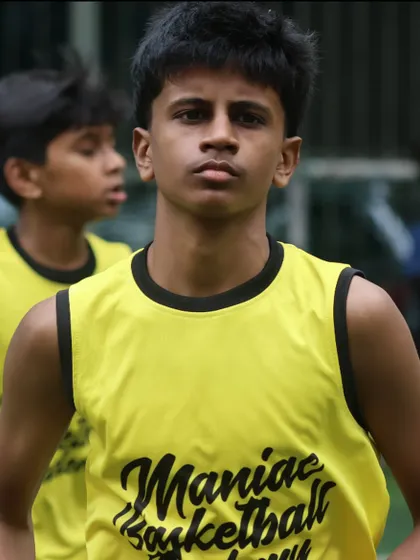 The focused look of a young Maniac. The hardest challenges create the strongest players, and we teach them to embrace intensity.