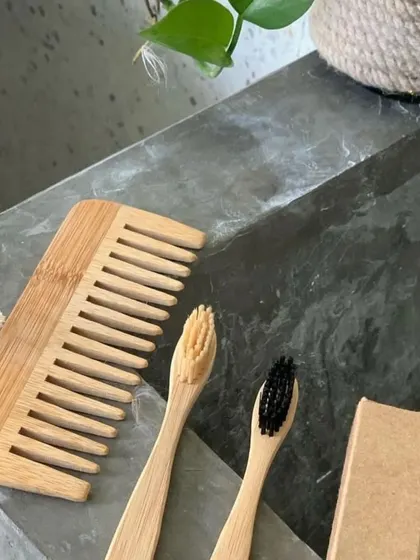 Our personal care range includes bamboo toothbrushes and wide-tooth combs. These items are perfect for hospitality kits or as part of a corporate wellness package, promoting both personal health and planetary health.