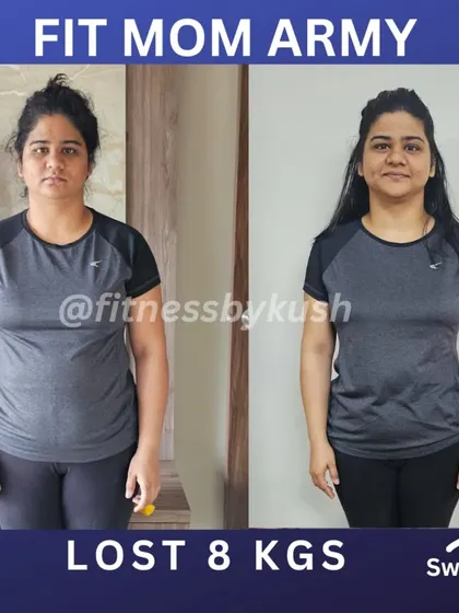 Priya from Mumbai went from XL to M, losing 8 kgs and 6 inches. She ate her staple desi food, including idli and roti with sabji, and even learned how to order healthy meals from Zomato. Her feedback highlights the discipline she gained through portion control.