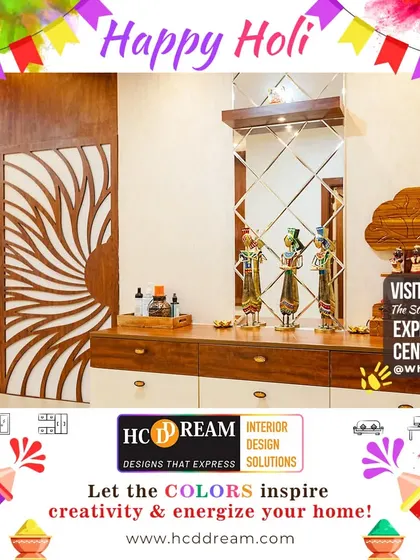 Happy Holi! We wish you a life as colorful and vibrant as our expertly designed interiors. Let the colors of the festival inspire creativity in your home.
