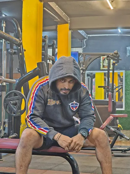 Strength and fitness are not up for debate. They are earned through consistent effort in the gym. Here I am after a session, wearing my UP Yoddhas team gear.