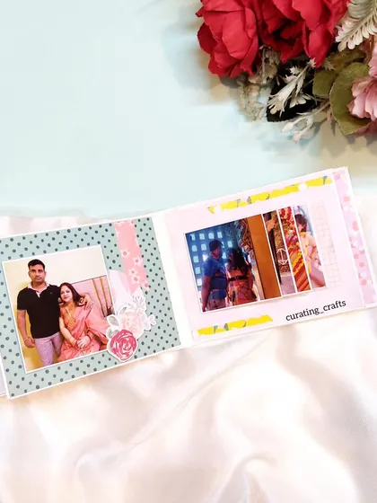 A page with a photo waterfall feature to reveal multiple pictures.