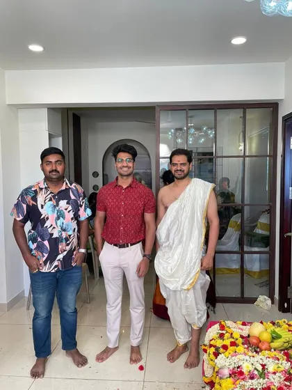 If we’re invited to a homecoming, we probably made a nice home. Our team celebrating a project completion with a happy client.