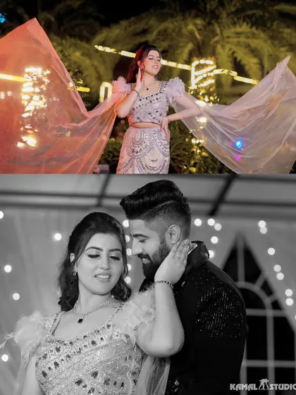 An extensive collection from an engagement, showing the couple's dance, portraits, cake cutting, and moments with family and friends.