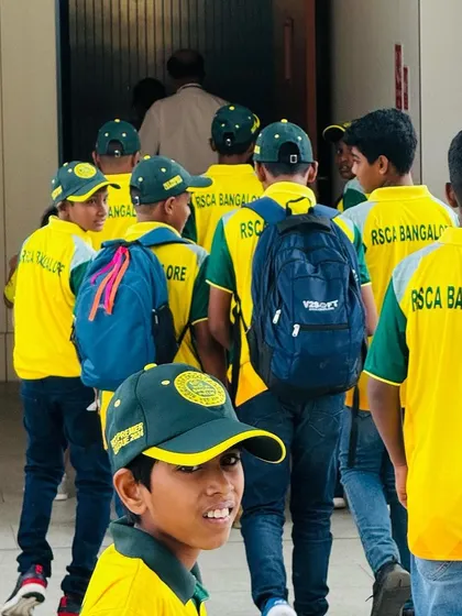 The excitement is visible on the players' faces as they prepare to board for their Sri Lanka tour.