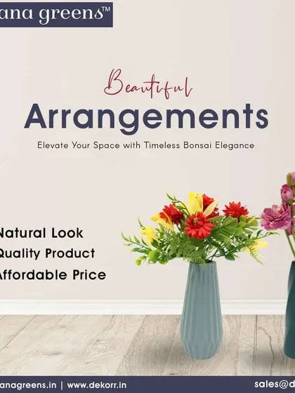 Elevate your space with timeless elegance. Our beautiful arrangements, like these small floral bouquets, offer a natural look and quality design at an affordable price.