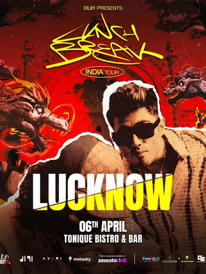 Booking the iconic duo Seedhe Maut for their 'Lunch Break' India Tour. This poster demonstrates my ability to secure top-tier hip-hop acts for club takeovers at popular venues like Tonique Bistro & Bar.