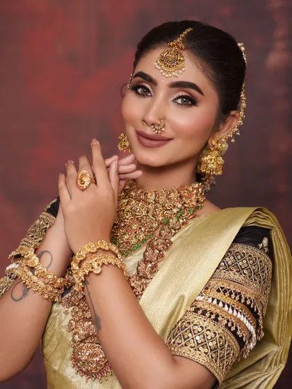 This image captures the beautiful smile and the confidence that comes from wearing an outfit you love.