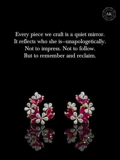 Every piece we craft is a quiet mirror. It reflects who she is, unapologetically. Not to impress or to follow, but to remember and reclaim.