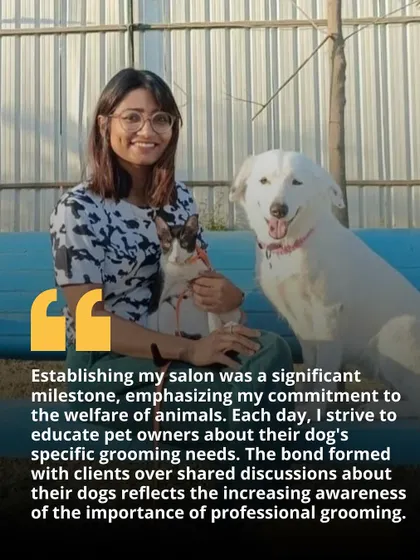 A quote from Mamppi on her mission: "I strive to educate pet owners about their dog's specific grooming needs." Building awareness and trust is at the heart of what we do.