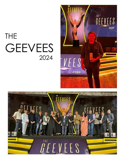 A snapshot from The Geevees 2024 awards, where one of our partners was happy to be a part of the jury. It was an eventful evening celebrating the best in the industry.