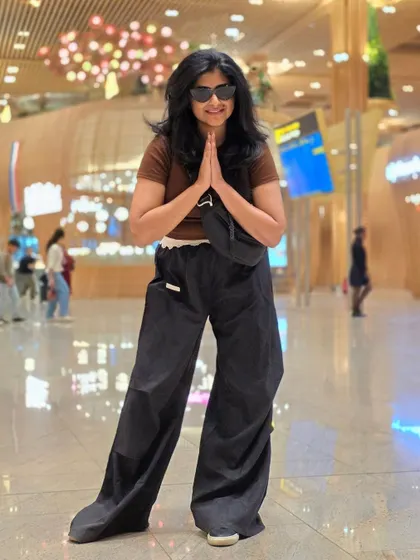 A respectful namaste before departing for my US tour. I carry the warmth and blessings of home with me.