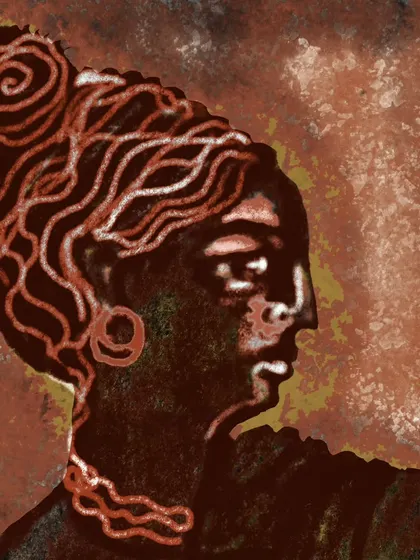Inspired by recent archaeological findings, this digital piece imagines the confidence and spirit of an ancient Tamil woman. It's part of my exploration into visualizing our rich cultural history.