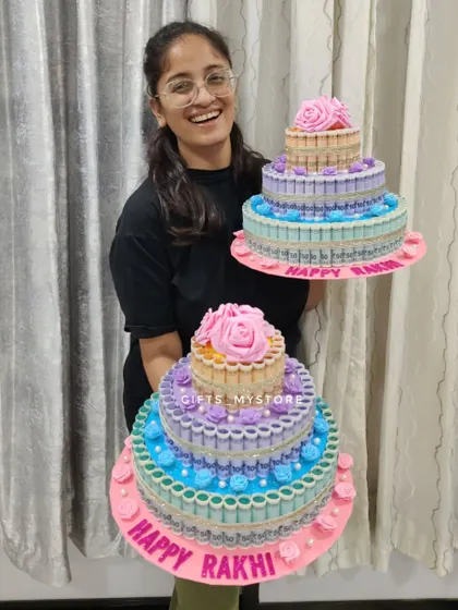 So happy with how these Rakhi money towers turned out! They are a truly unique and impressive gift for sisters.