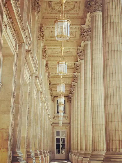 A filtered shot of a Parisian colonnade, capturing the warm glow of the stone and the endless repetition of columns. Travel fuels my creativity, and walking the streets of a city like Paris can teach you more than you would ever know.