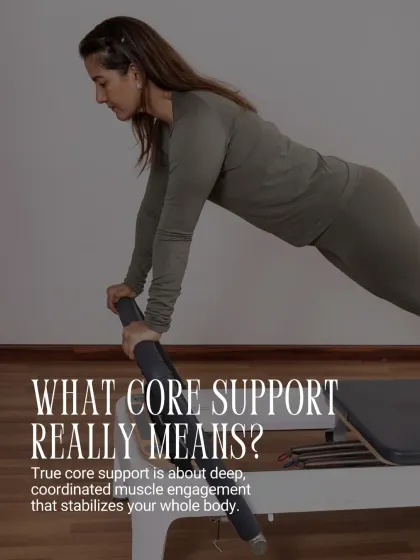 True core support is about more than just abs. It's the deep, coordinated engagement of your entire trunk to stabilize your body, which is fundamental to every movement we practice.