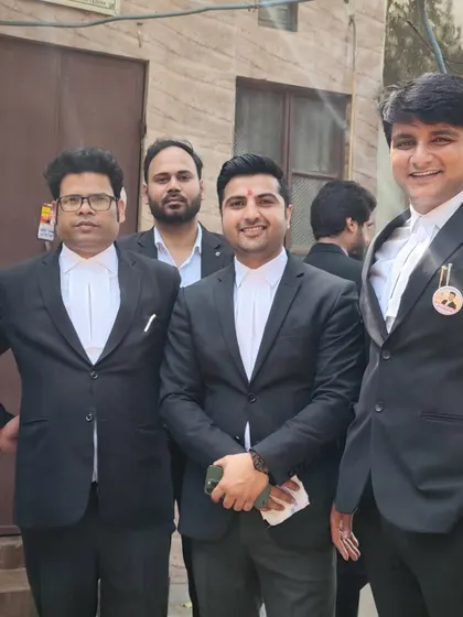Posing with colleagues who came out to support my nomination for the bar association.