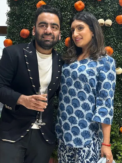 Posing with a collaborator at the corporate wellness event. Building a network of like minded people is key to spreading the message of health and well being.