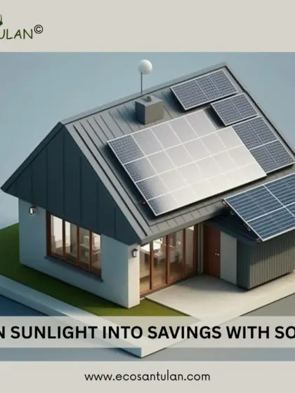 This graphic shows a typical residential solar setup. We can design a system of any size, tailored to your specific energy needs and roof space, to maximize your savings.