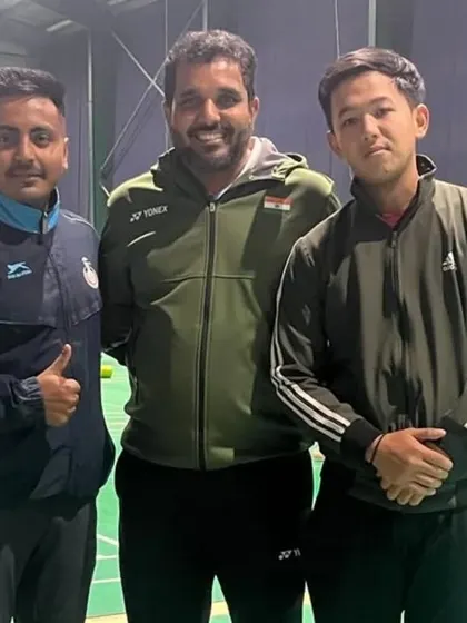 Indian National Team coach and our expert panelist, Mr. Mohammad Siyadath Ullah, interacting with students at Olympus Sports Club in Noida.