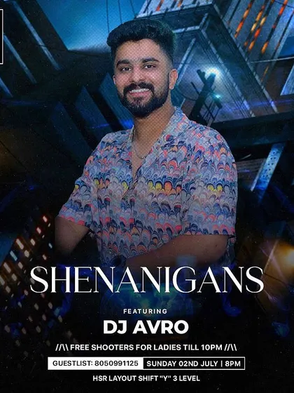 Shenanigans Sunday at Shift, HSR. My Sunday nights are all about fun and letting go before the week starts.