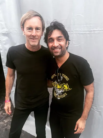 With the king, Richie Hawtin. A true legend and inspiration in the techno world.