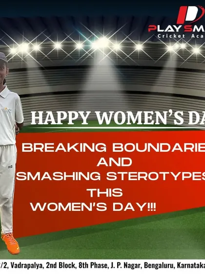Breaking boundaries and smashing stereotypes. Our Women's Day post celebrating the strength, talent, and passion of women in cricket.