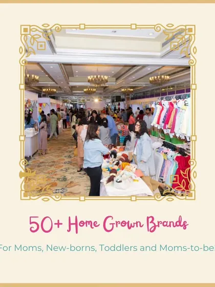Showcasing the scale of the event, with over 50 homegrown brands for moms, newborns, and toddlers.