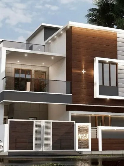 An identical render of the Hassan project, which helped the client visualize the final look and feel.