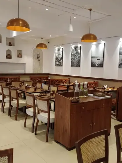 The overall ambiance of the restaurant, where my furniture plays a key role. I worked closely with the designer to ensure the wood finish and fabric choices matched the desired look and feel of the space.